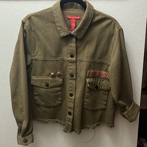Army Green Military Inspired Jacket